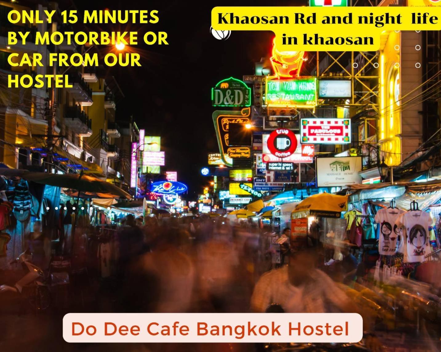 Do Dee Cafe Bangkok Hostel Esterno foto